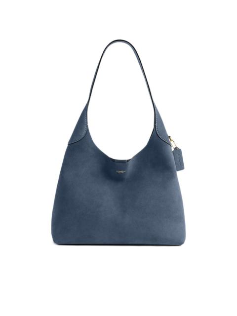 COACH suede tote bag