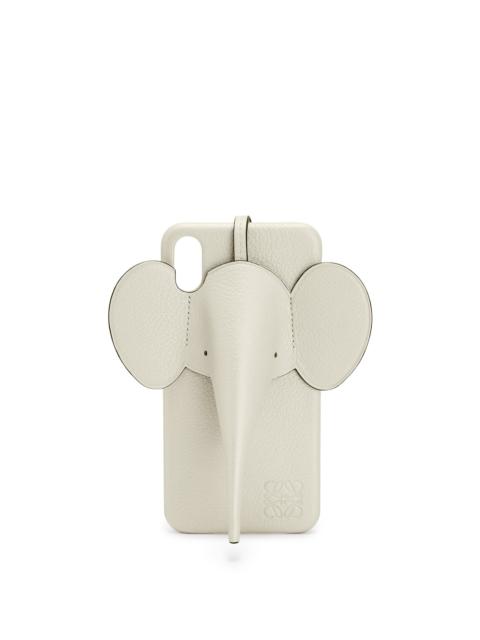 Loewe Elephant cover for iPhone XS Max in pearlized calfskin
