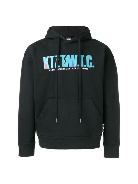 KTZ mountain letter embroidered hoodie