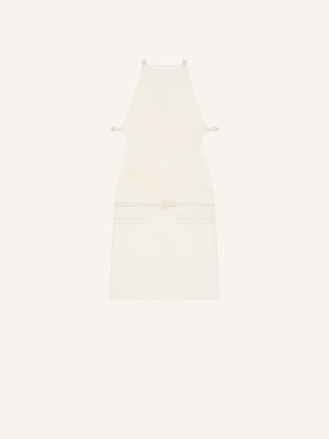 courrèges BELTED CUT OUT DRESS