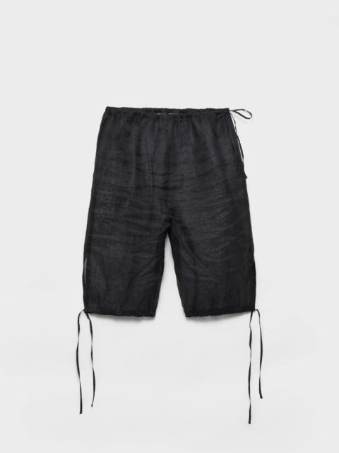 Prada Organdy Bermudas