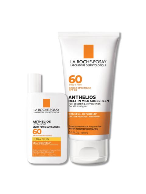 LA ROCHE-POSAY Anthelios SPF 60 Outdoor Sunscreen Set