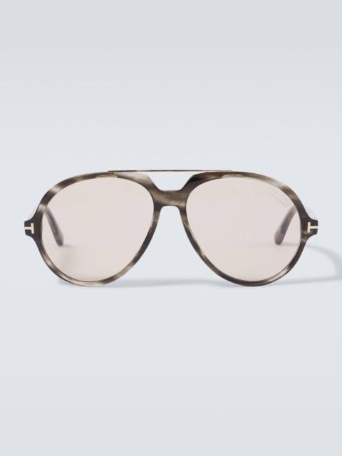 TOM FORD Aalto aviator sunglasses
