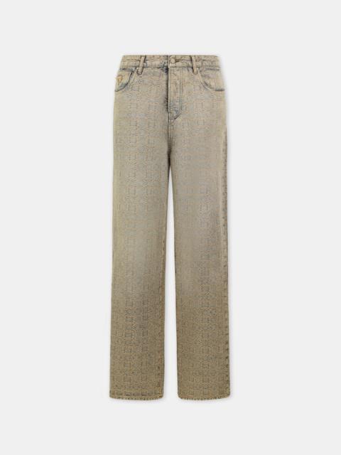 AMIRI MA QUAD JACQUARD BAGGY JEAN