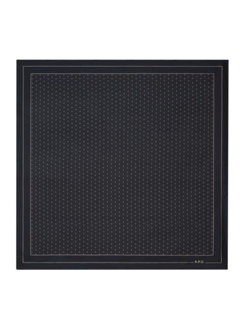 A.P.C. MONOGRAM SCARF