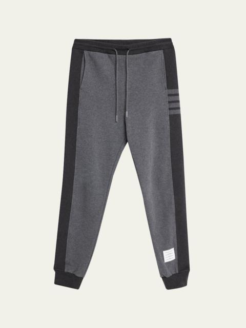 Thom Browne Men's 4-Bar Colorblock Sweatpants