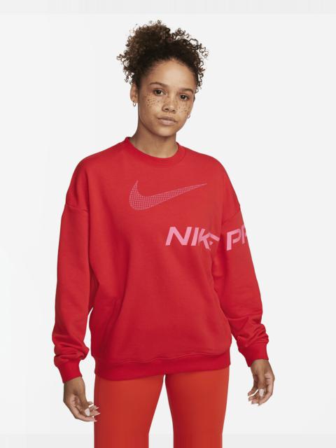 Nike Dri-FIT Get Fit Women's French Terry Graphic Crew-Neck Sweatshirt