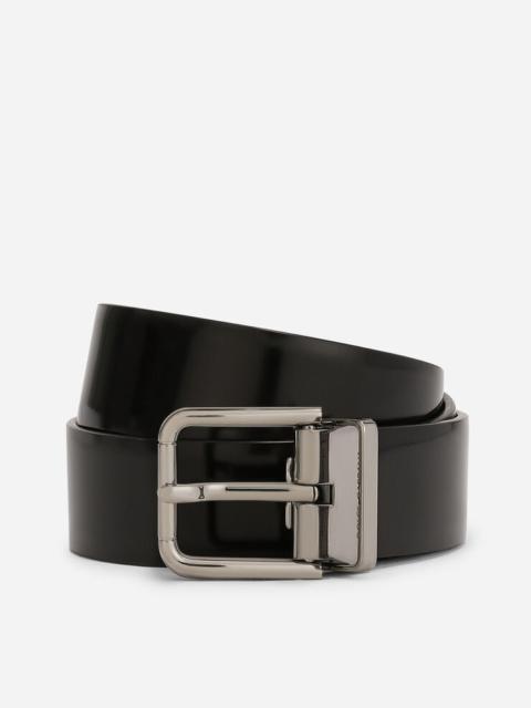 Dolce & Gabbana Brushed calfskin belt