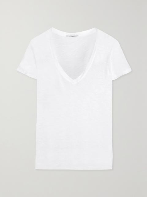 JAMES PERSE Casual Slub Cotton T-shirt