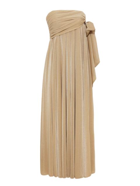 Zimmermann SUNDANCE JERSEY TIE MAXI DRESS