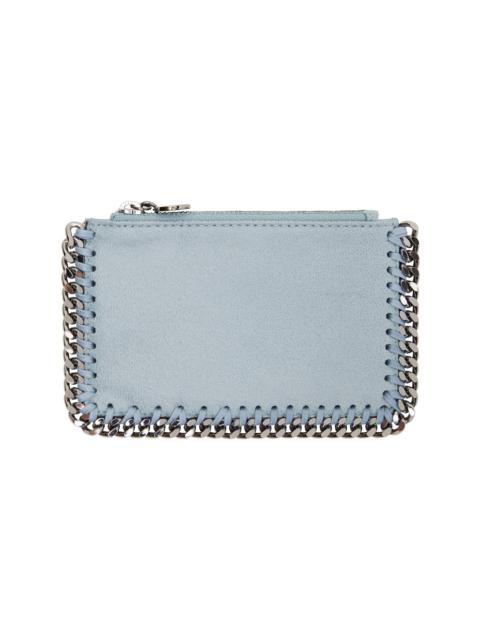 Stella McCartney Blue Falabella Zip Wallet