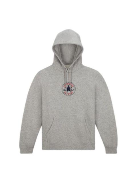 Converse Go-To Chuck Taylor Patch Standard Fit Pullover Hoodie 'Grey' 10024504-A03