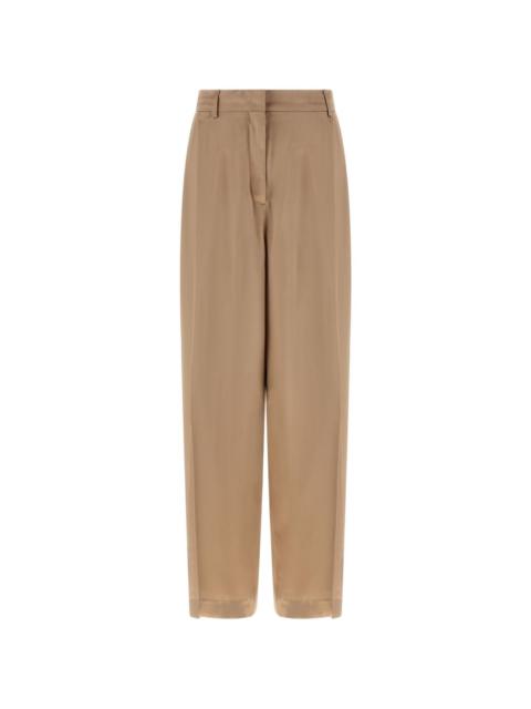 FABIANA FILIPPI stretched pleat wide trousers