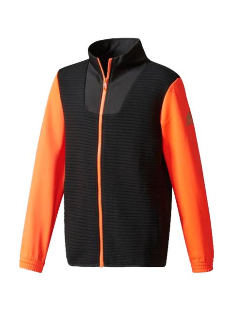 adidas Youth Training Pure Chaos Jacket "Black / Solar Red / Gold Metallic" CE9171