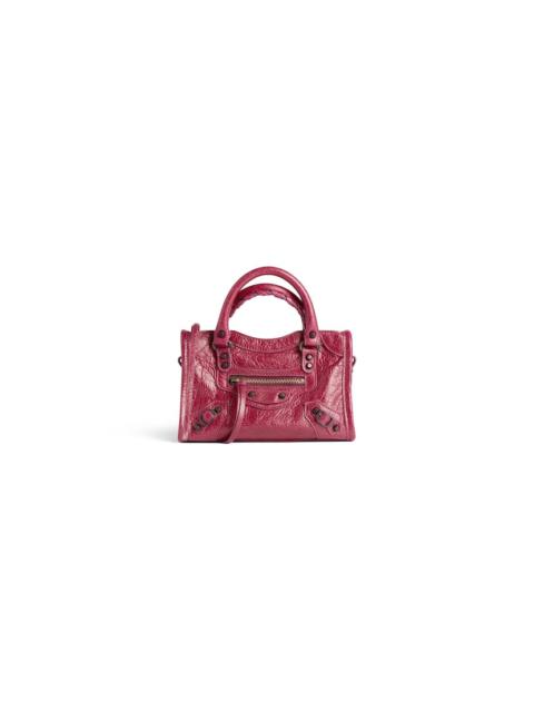 BALENCIAGA Women's Le City Bag Nano in Framboise