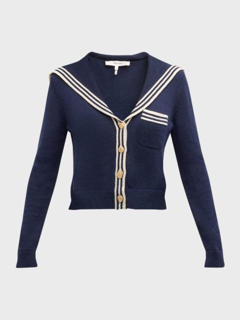 FRAME Knit Sailor Cardigan
