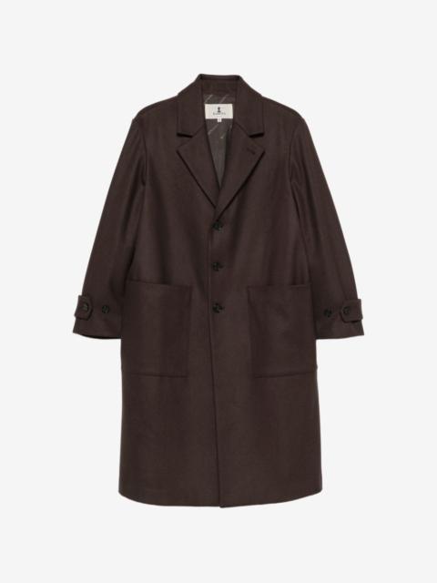 BARENA button-up notched-lapels coat