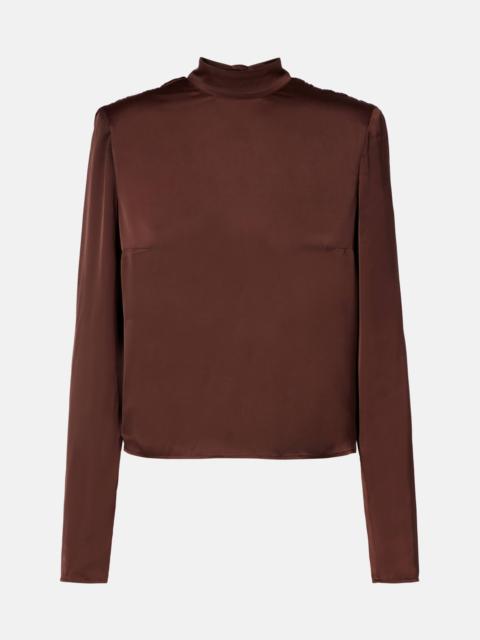 ROTATE Lipika satin top