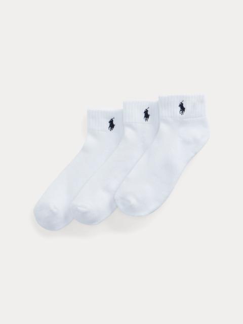 Polo Ralph Lauren Half-Cushioned Sport Ankle Sock 3-Pack