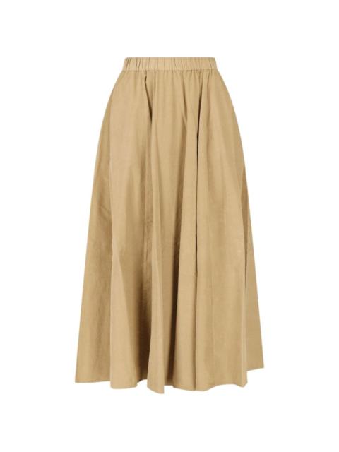 Aspesi corduroy flared midi skirt