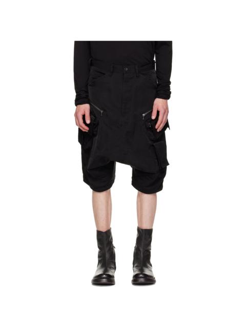 Julius Black Tactical Kite Shorts