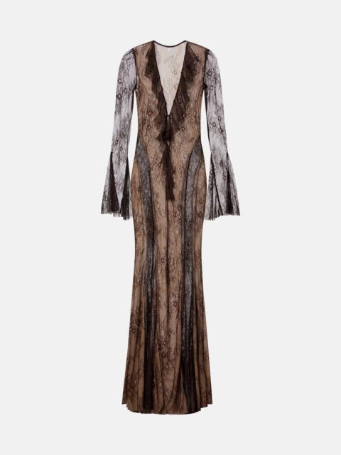 BANANHOT Nori lace maxi dress