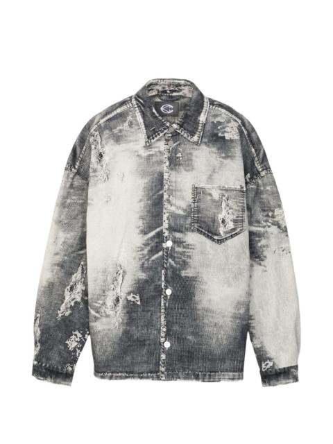 CAMPERLAB distressed denim shirt