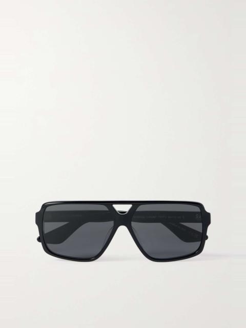 Oliver Peoples + Khaite 1977C aviator-style acetate sunglasses