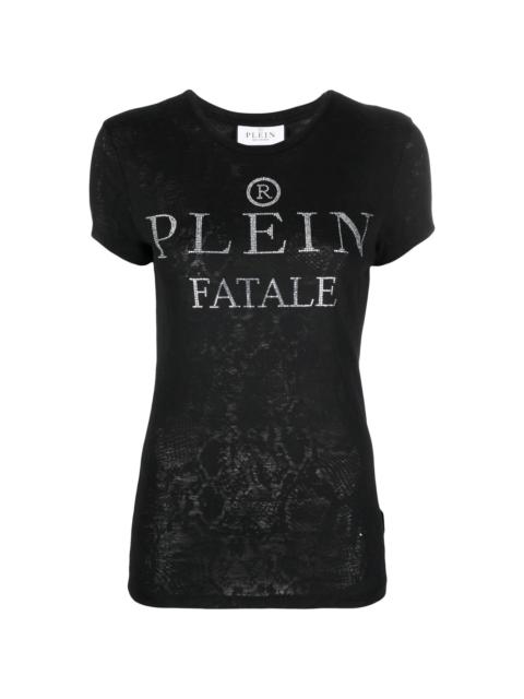 PHILIPP PLEIN logo-embellished cotton T-shirt