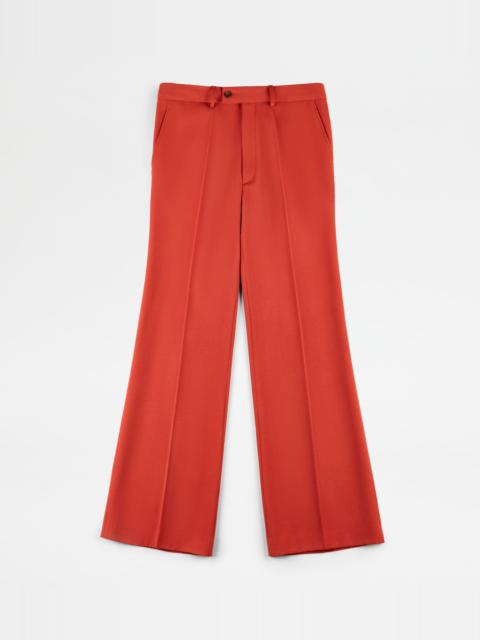 Tod's PANTS IN WOOL - RED