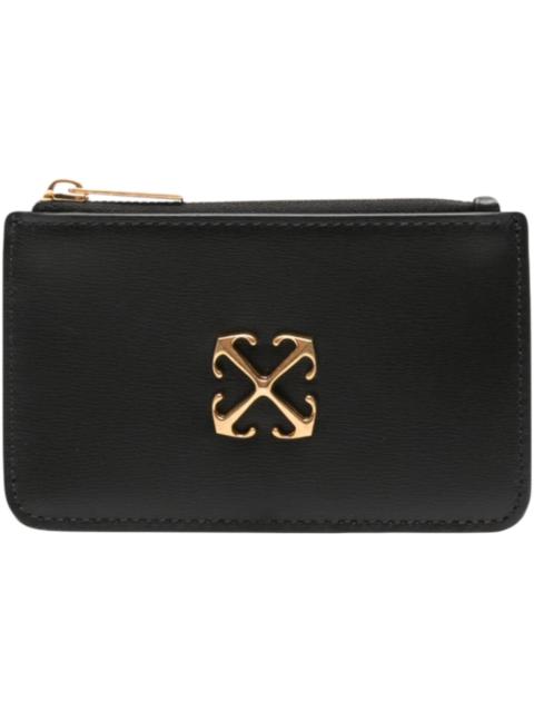 Off-White OFF-WHITE Jitney Zipped Card Case Black