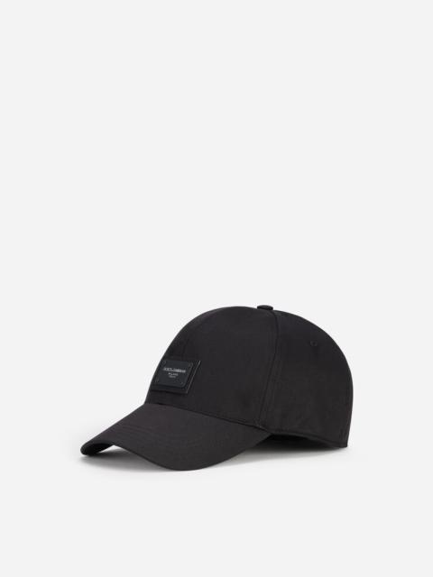 Dolce & Gabbana Baseball cap with branded plate