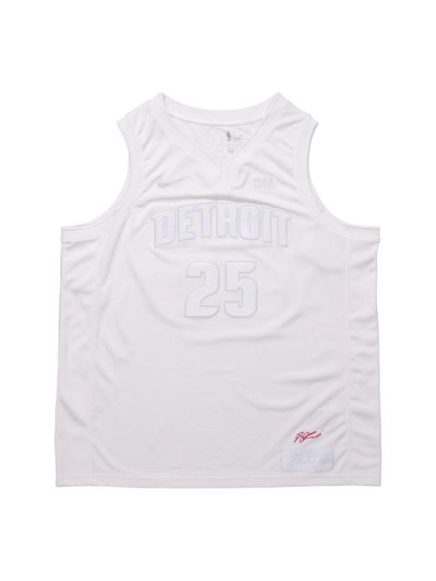Nike Nike NBA M NK MVP JSY ROSE 20 Detroit Pistons Basketball Sports Jersey White CT4208-100