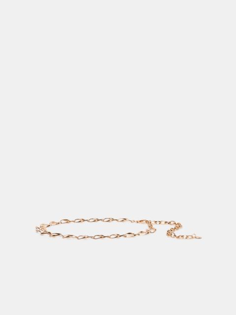 dolce vita CHAIN LINK BELT GOLD