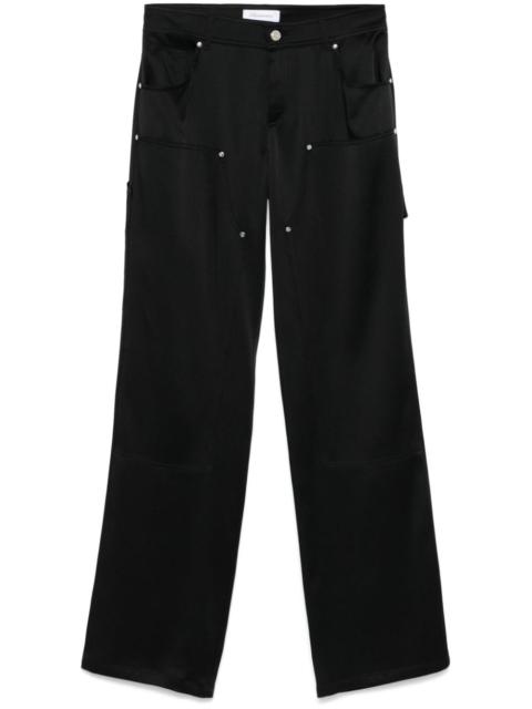 Blumarine satin trousers
