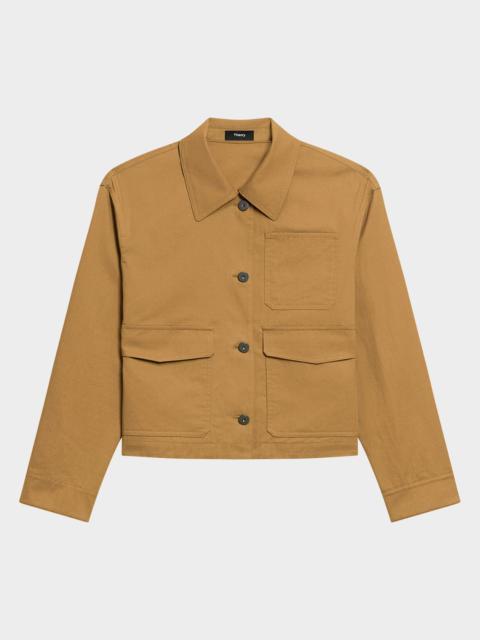 Theory Cropped Work Jacket