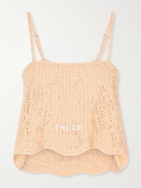 Chloé Crocheted Cotton Top