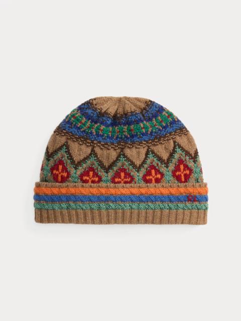 Polo Ralph Lauren Jacquard-Knit Wool-Blend Beanie