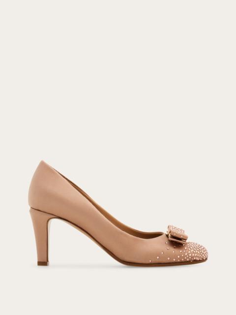 FERRAGAMO Vara bow pump with crystals