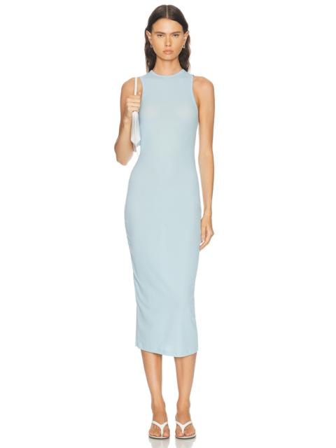 WARDROBE.NYC Ribbed Racer Dress