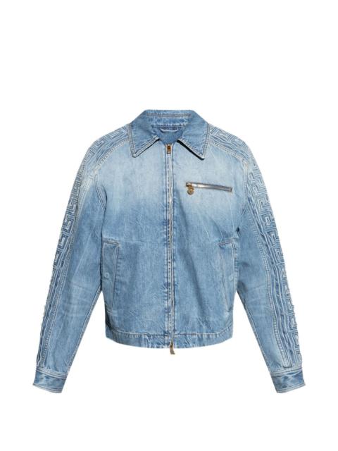 VERSACE zip-pocket jacket