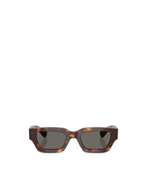 Oliver Peoples Edition 6 tortoiseshell-effect rectangle-frame sunglasses