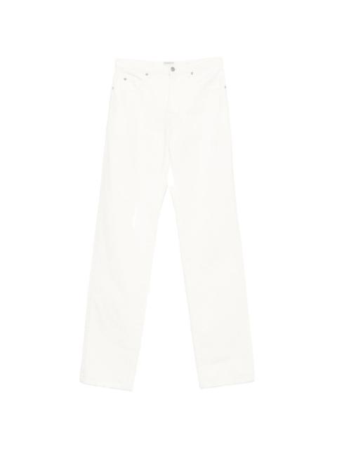 Calvin Klein Collection logo-patch jeans