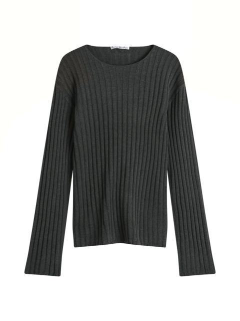 Acne Studios Acne Studios Kartic Cotton Core Ribbed Jumper