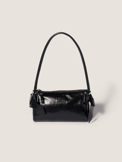 Miu Miu Shiny leather pouch