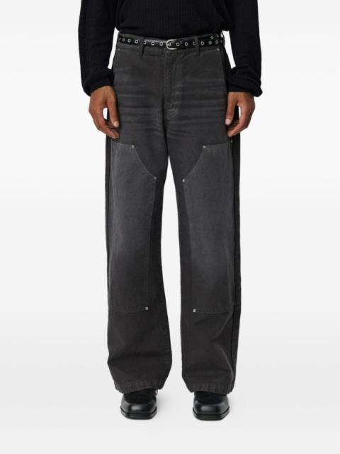 mfpen panelled canvas trousers