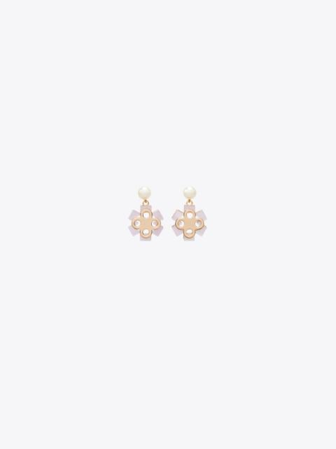 TORY BURCH Forget Me Not Pearl Drop Earrings