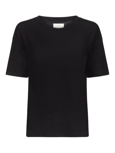 short-sleeve ribbed T-shirt