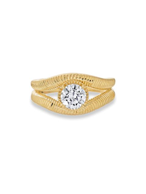 STONE AND STRAND LAB-Created Diamond Bowie Ring 6mm