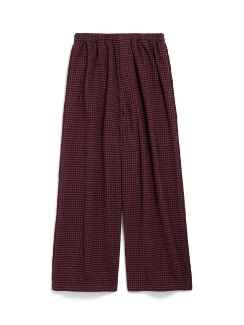 BALENCIAGA Men's Hybrid Large Fit Pants in Red/grey